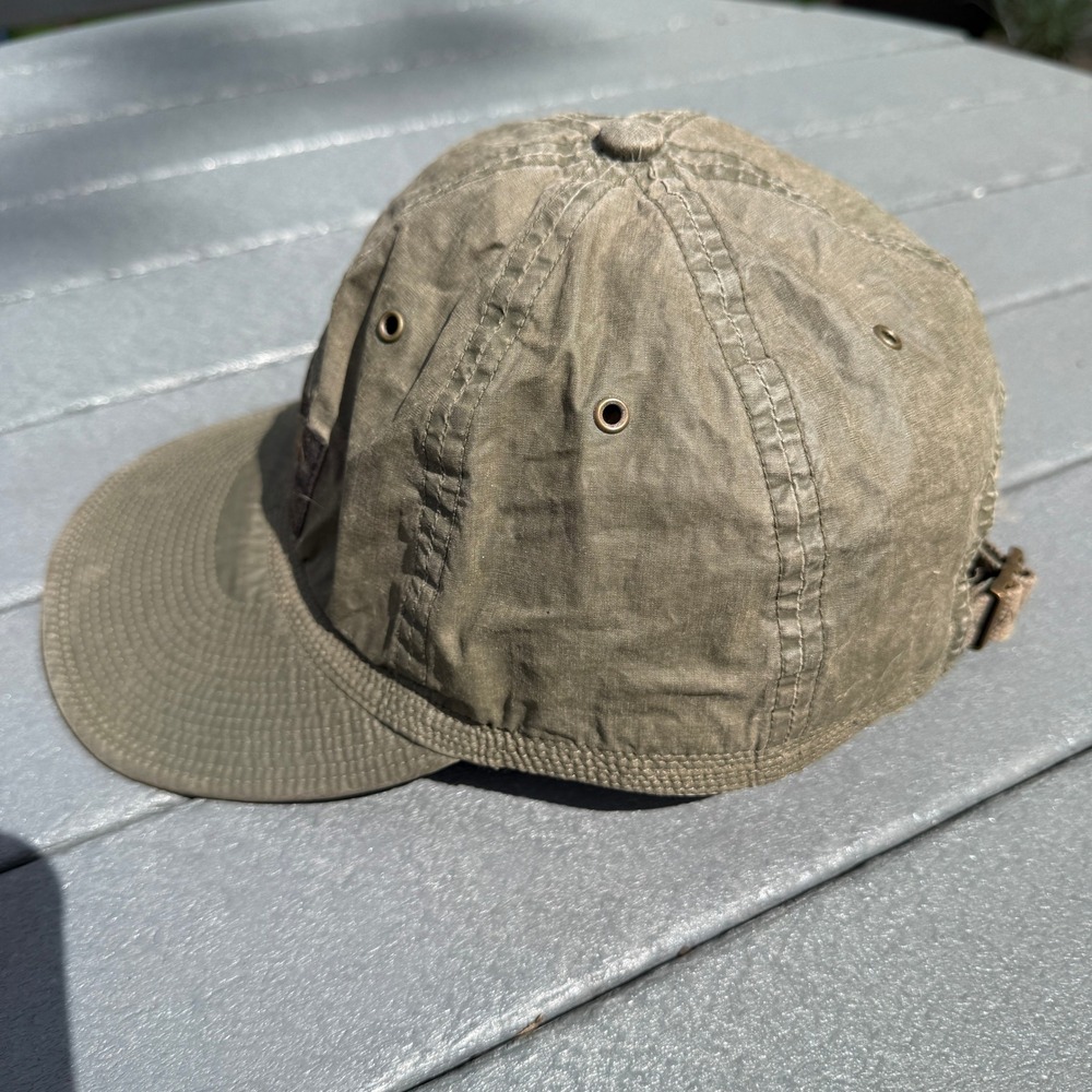 Vintage Polo Ralph Lauren Expedition Outfitters Waxed Hat Men OS Olive Green Cap - Picture 4 of 9